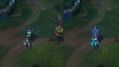 英雄联盟人马皮肤对比,银河魔装机神和欧米伽小队