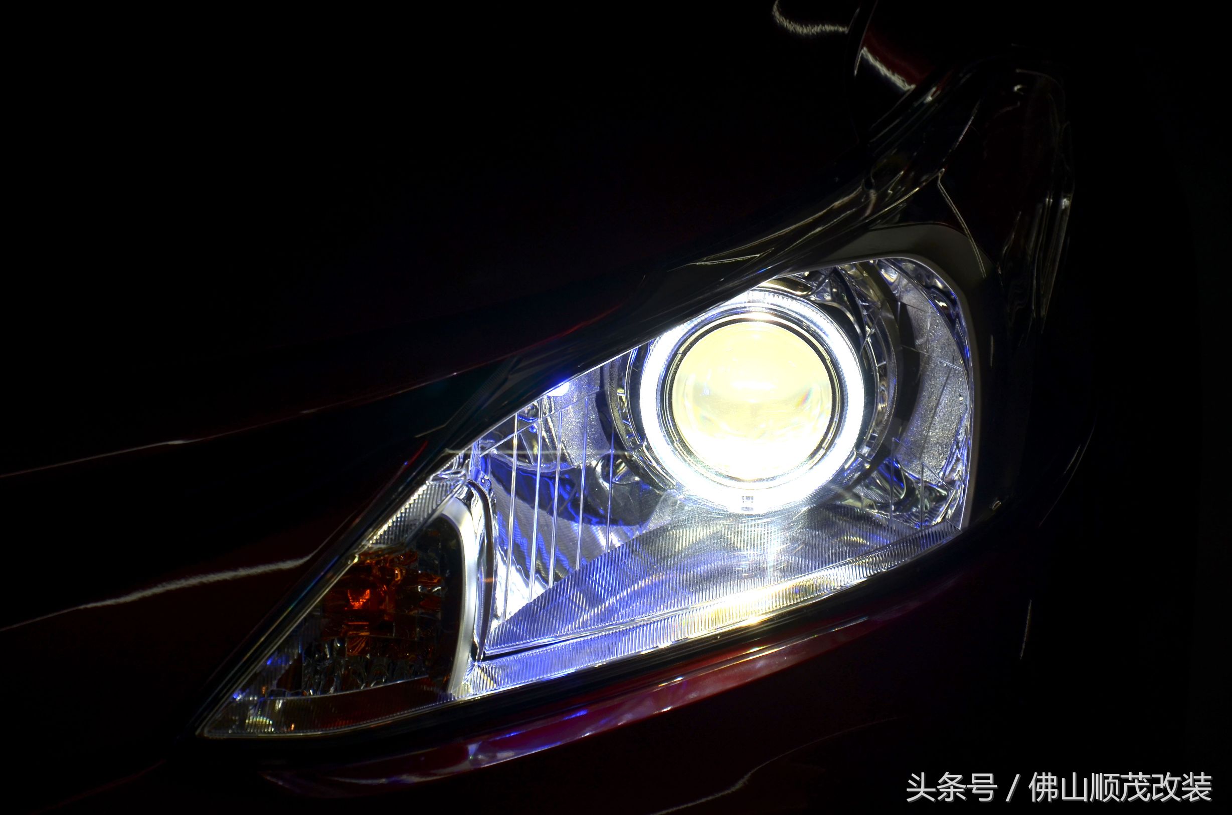 17款丰田威驰大功率大灯,丰田威驰17年款大灯