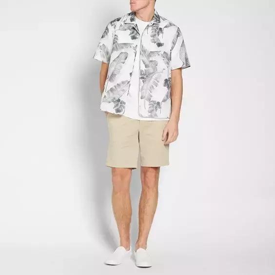 型男必备的简约风衬衫穿搭,潮男必备休闲白衬衫搭配