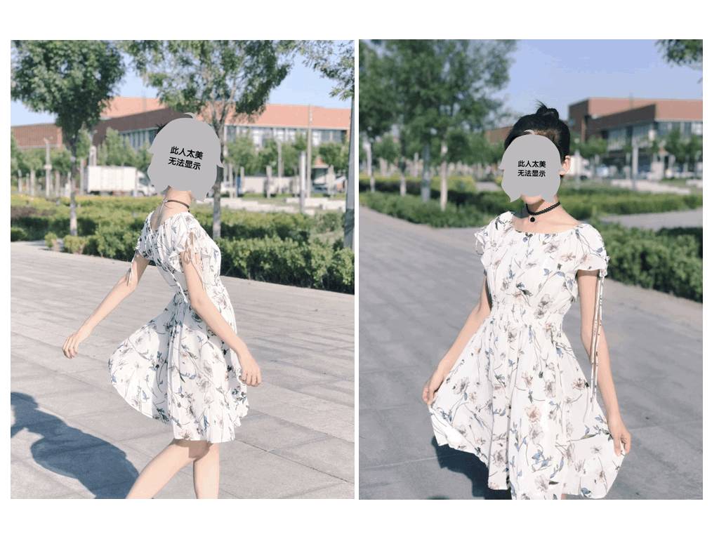 草绒连衣裙高档,小花裙连衣裙中长款