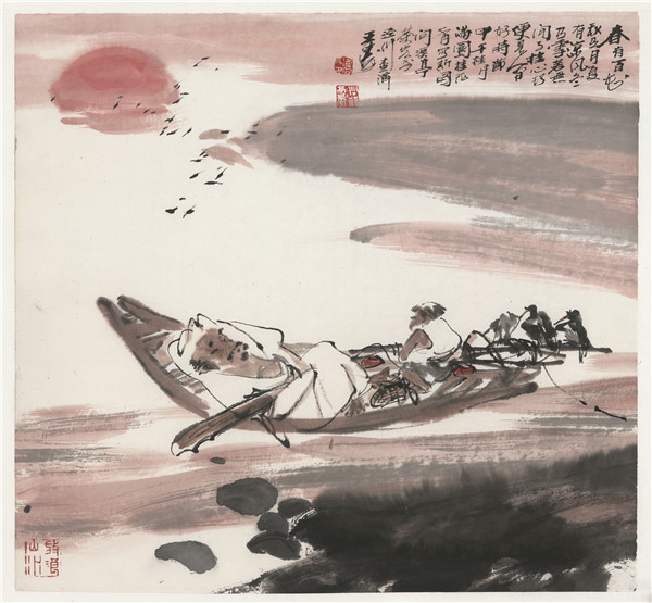 新浙派人物画开创者,王涛人物画作品欣赏