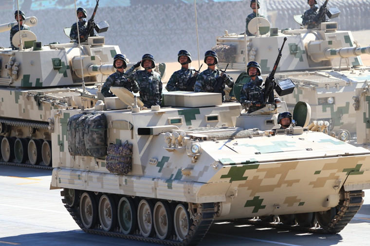 全方位解析阅兵方阵,阅兵步兵方阵集合