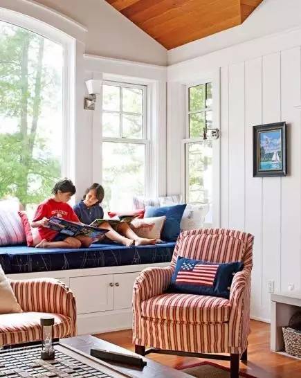 美式乡村风，用色彩为家居减负