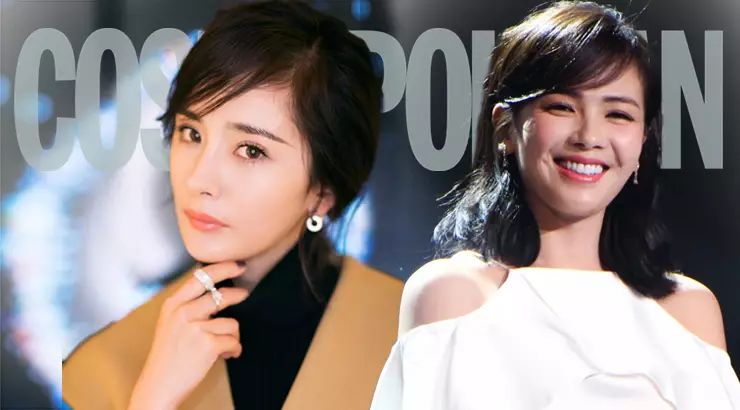 杨幂同款八字卷刘海教程,杨幂同款发型法式刘海