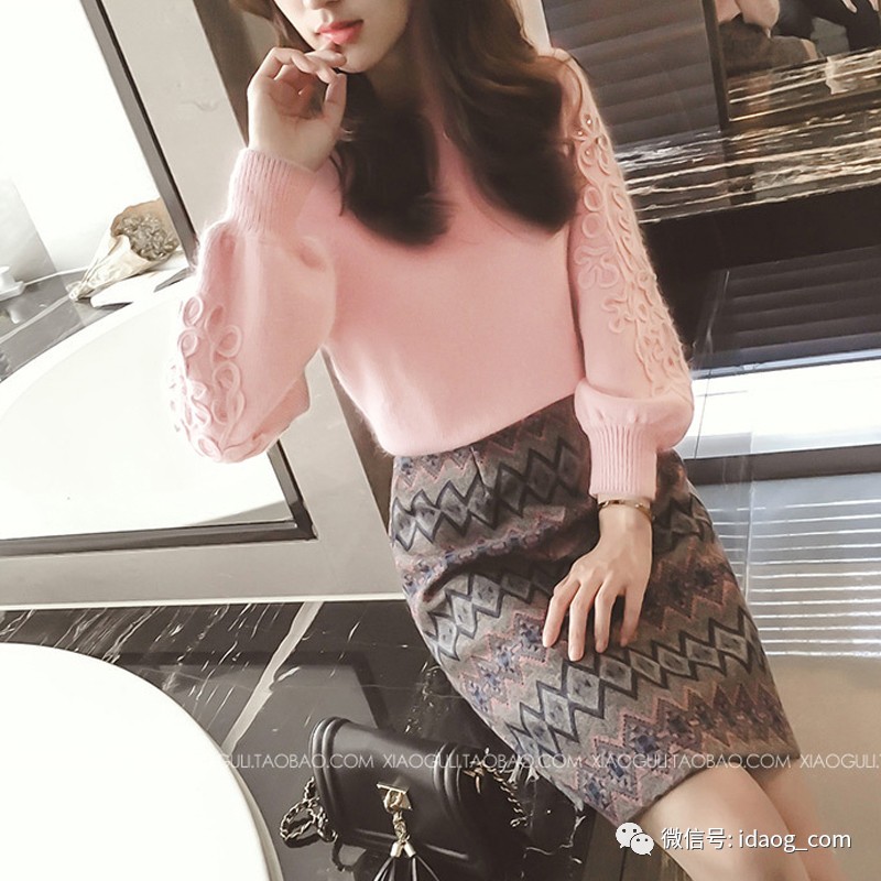 新款套装裙时髦又减龄冬天,套装裙两件套小香风针织秋冬