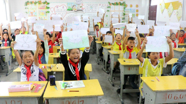 小学生天眼望远镜绘画作品,天眼简笔绘画小学生