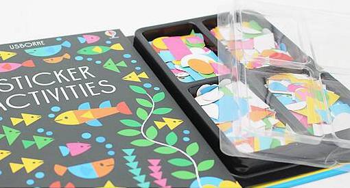 「原版补团」高颜值进*爆口**品:Usborne贴纸书+手指画套装BQ问答卡