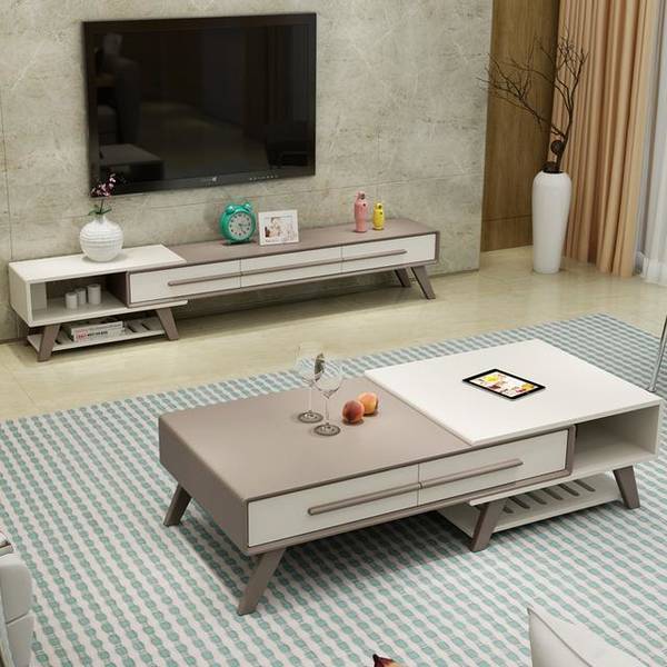 电视柜和茶几怎么搭配效果图大全,茶几电视柜怎么搭配好看