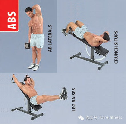 撸铁动作图解大全,健身训练八大经典动作健身干货