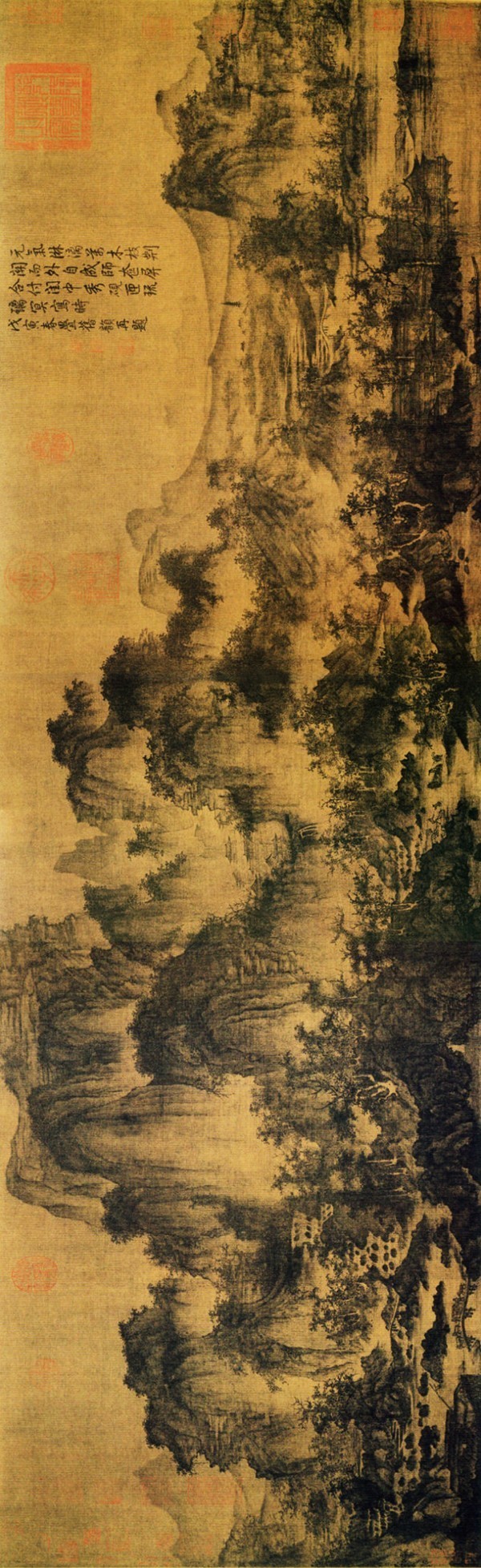 中国传世山水古画100幅,中国传世经典山水画49幅