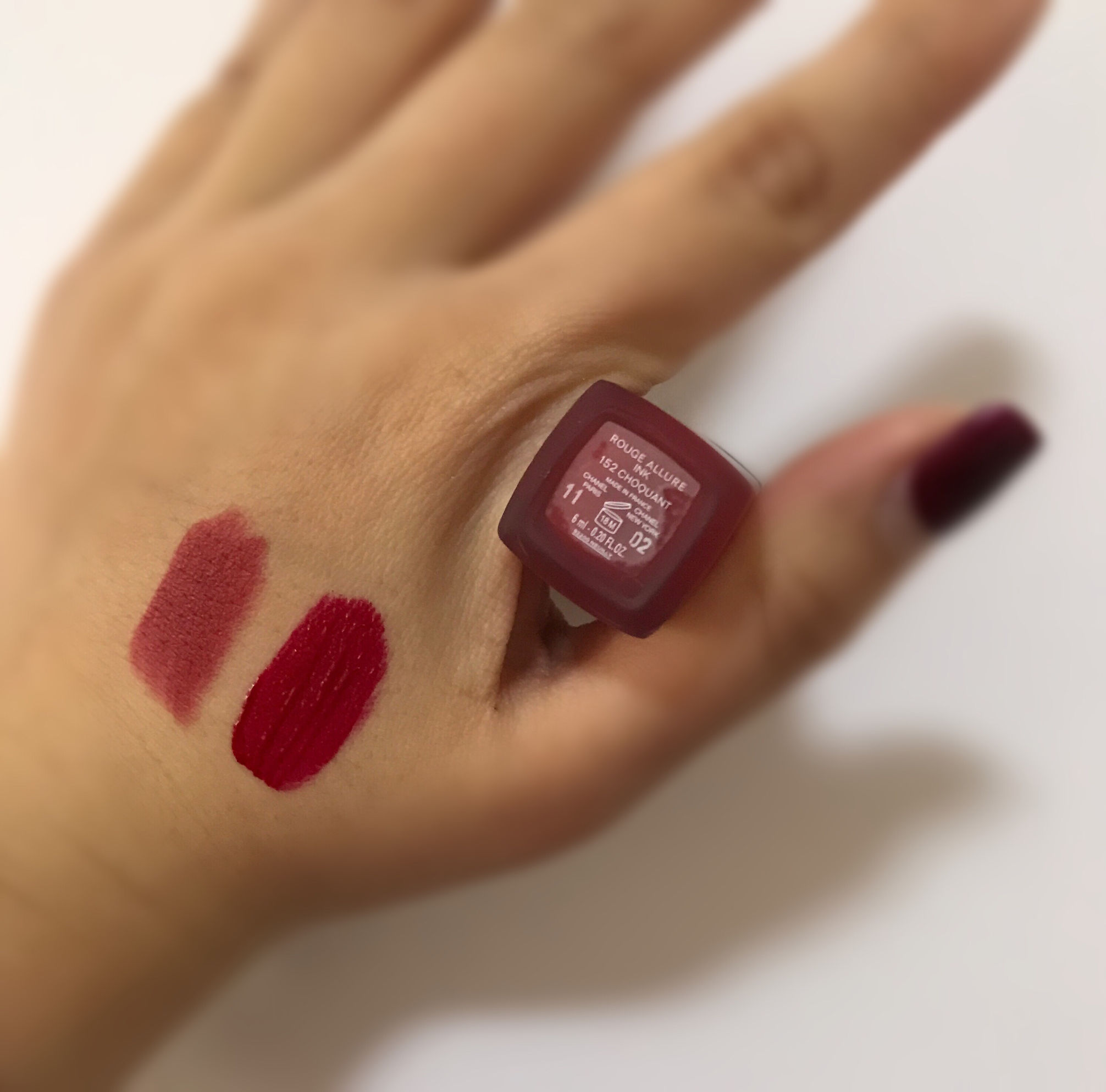 兰蔻和香奈儿口红色号推荐,tf27口红试色三姐妹