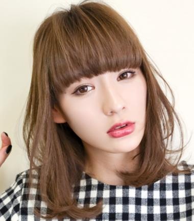 发际线高额头窄突出适合什么发型,额头短窄颧骨高适合最佳发型图片