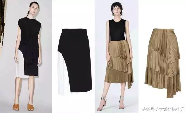 不同颜色百褶裙穿搭春天,不同身高百褶裙长度