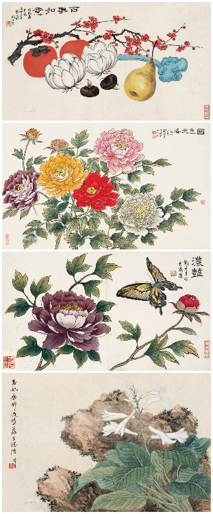 海派花鸟画谁的比较好,海派名家张雄花鸟画