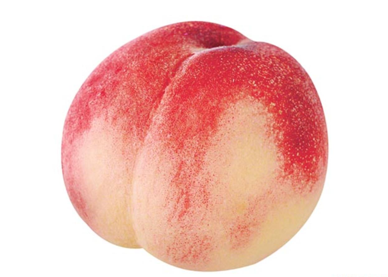 艺术家画的“桃子”很美：有两瓣圆鼓鼓蜜桃的隐喻