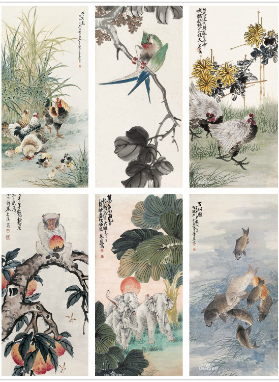 海派花鸟画谁的比较好,海派名家张雄花鸟画