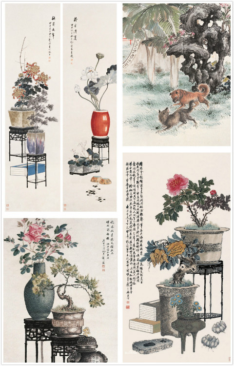 海派花鸟画谁的比较好,海派名家张雄花鸟画