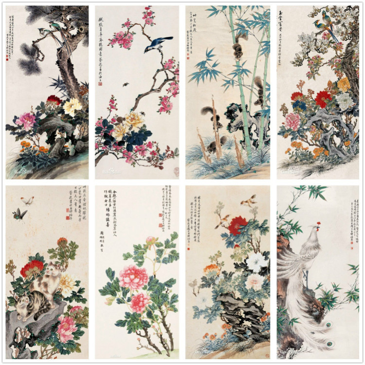 海派花鸟画谁的比较好,海派名家张雄花鸟画