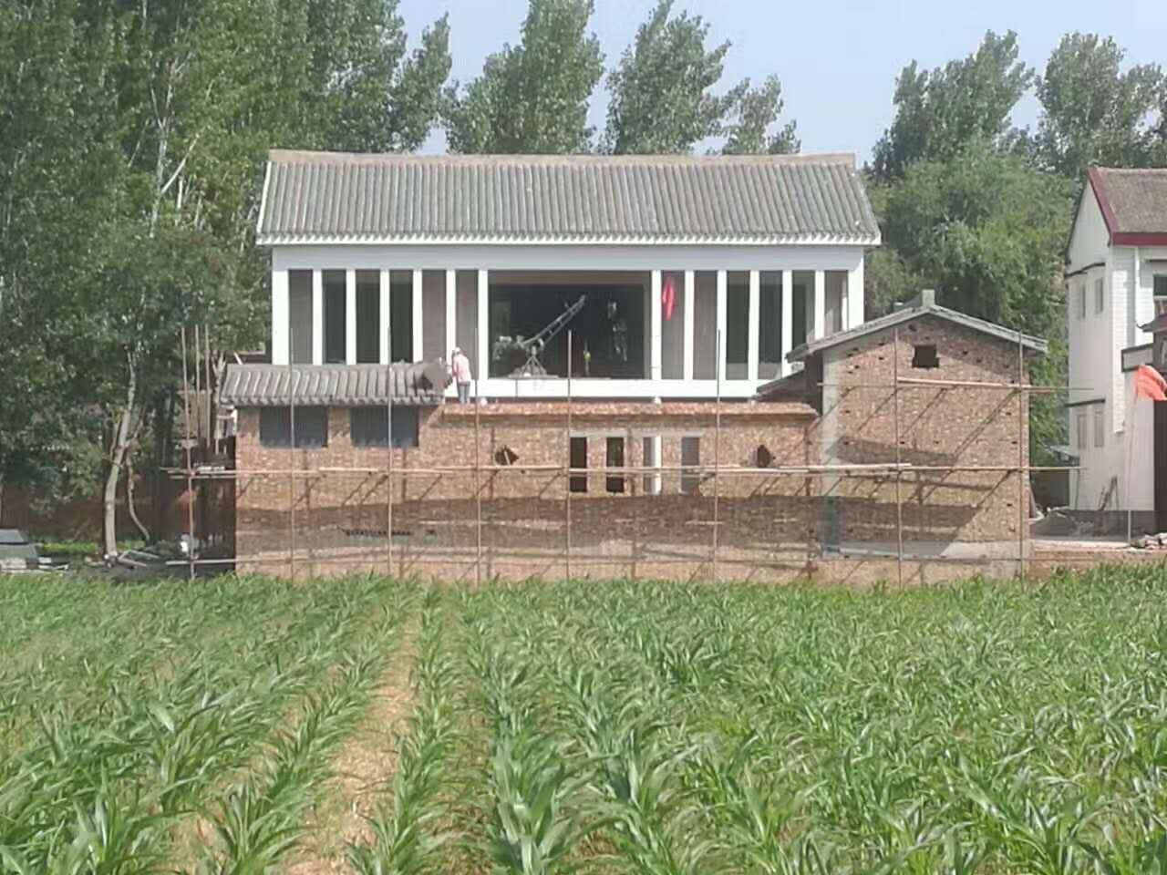 农村中式合院10-15万自建房,农村中式合院房子设计