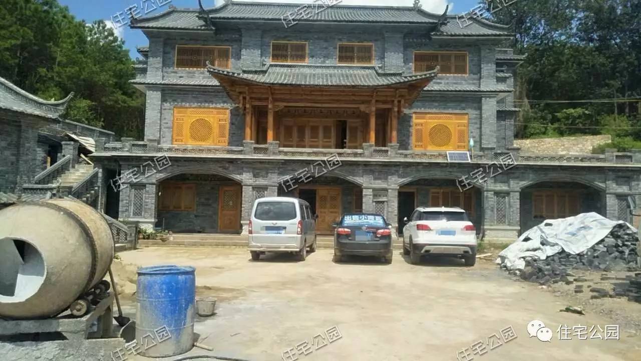 农村中式合院10-15万自建房,农村中式合院房子设计