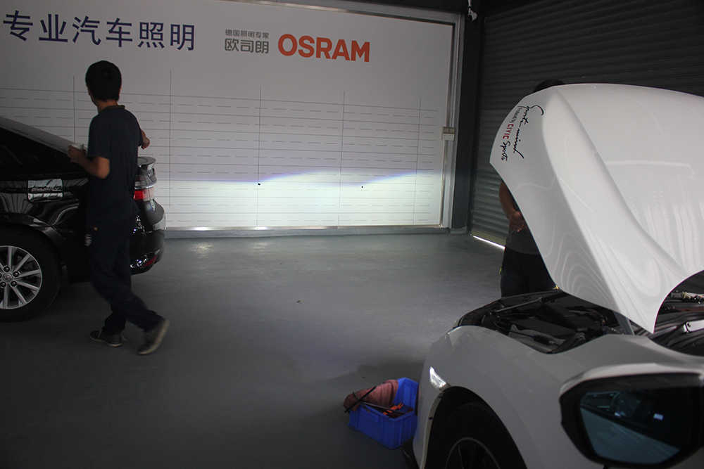 9.5代思域顶配改灯全过程,玩思域改装