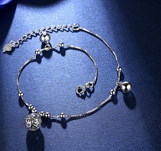 新时尚百搭爱心脚链,轻奢小众时尚脚链