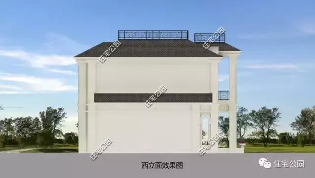 带堂屋挑空法式别墅,新中式别墅效果图带堂屋