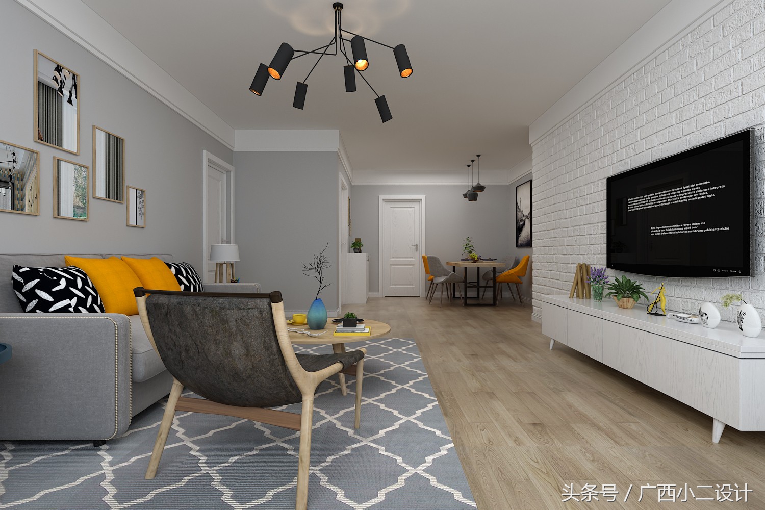 房间装修设计图1-3居室效果图,177平方米装修效果图