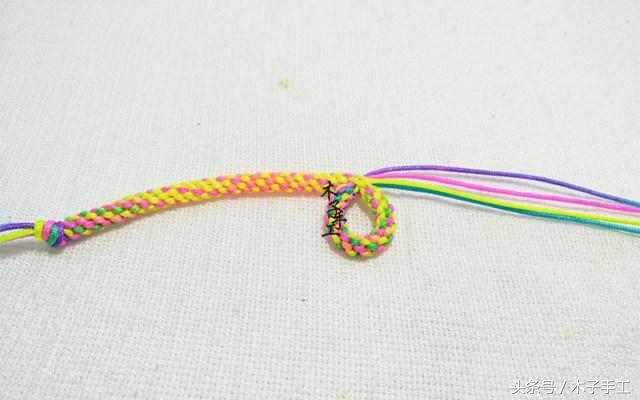 爱心铜钱红绳编织手链,十里桃花爱心红绳手链编织