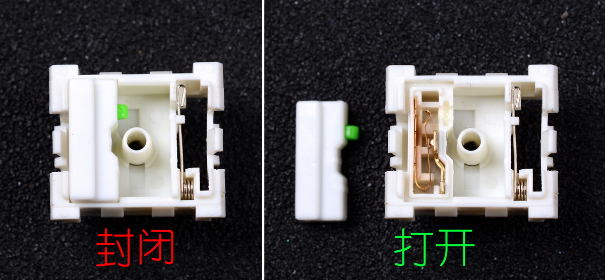 机械键盘各种轴体的区别,机械键盘可以通过颜色分辨轴体吗