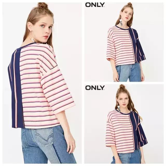 想要怎么穿都比别人瘦，只要一件条纹衫