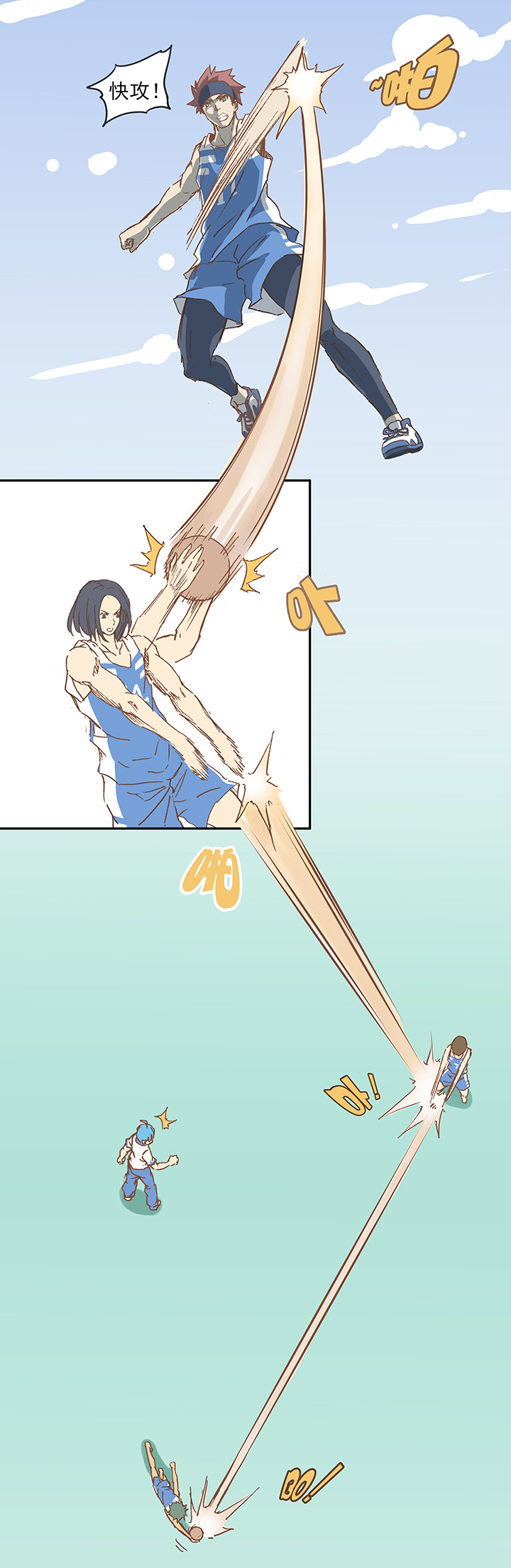 篮球帅哥vs足球帅哥,篮球帅哥和足球帅哥的对抗