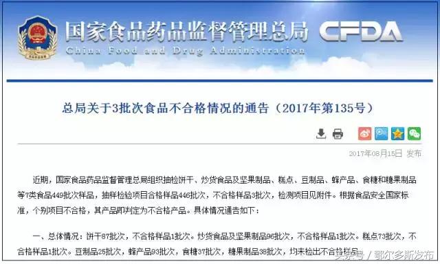 网红食品再曝安全隐患,食品药品监督管理局查出过期辣条