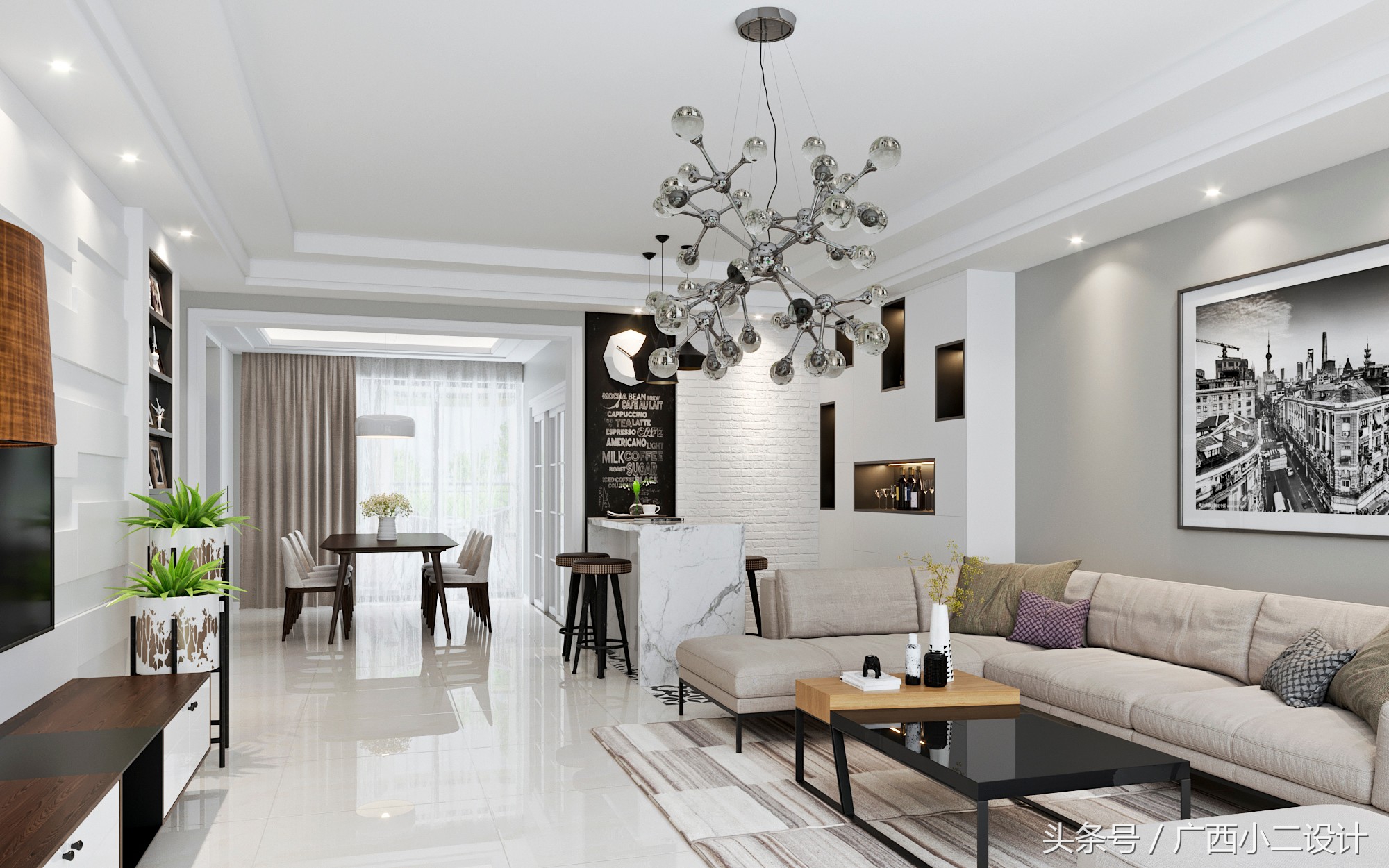 房间装修设计图1-3居室效果图,177平方米装修效果图