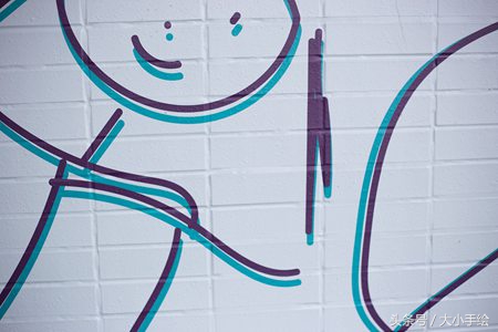 儿童画手绘墙图片大全,手绘墙花儿童画