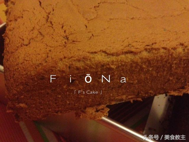 无添加细腻又松软的戚风蛋糕,戚风蛋糕纯牛奶版