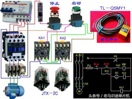 主令控制器在电路中各起什么作用,初级电工必备识别七个电路控制图