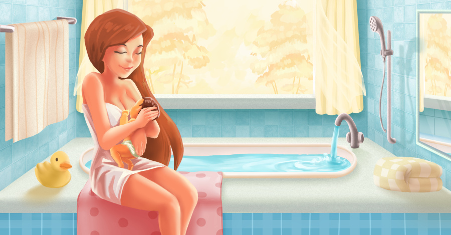 母乳喂养乳房上有小红点,纯母乳喂养一年后乳房的变化