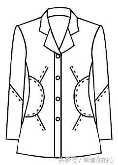 三开身的女西装制版,最简单三开身休闲女式西装裁剪