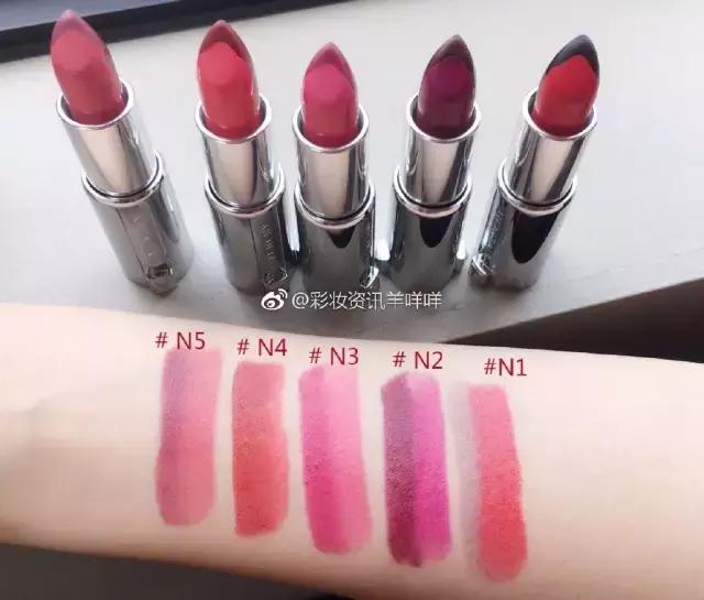 givenchy粉丝绒口红,givenchy限量粉羊皮变色唇膏