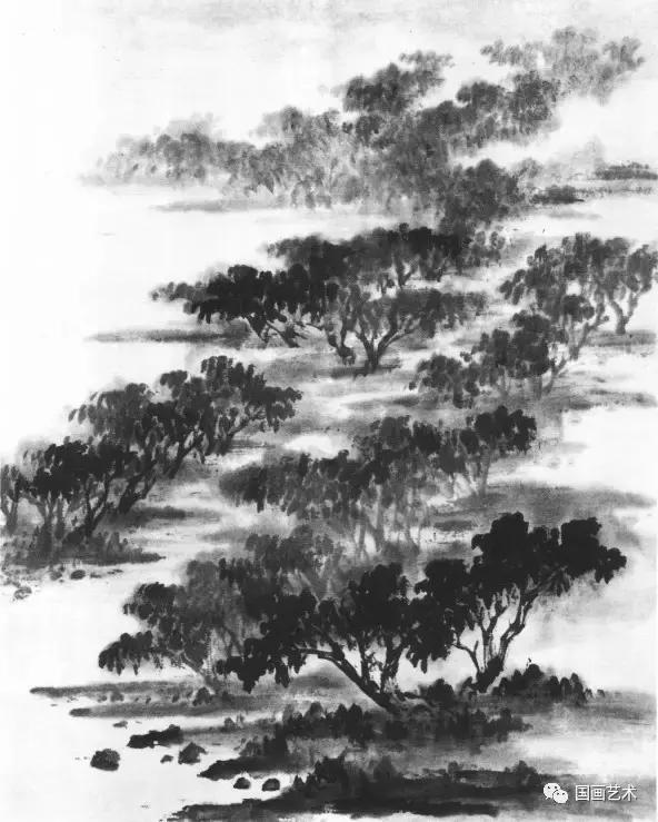 山水画教程零基础入门,水墨山水画技法入门教程