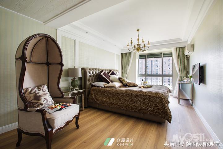 10万美式经典装修三室两厅,130平方房子美式轻奢装修20万