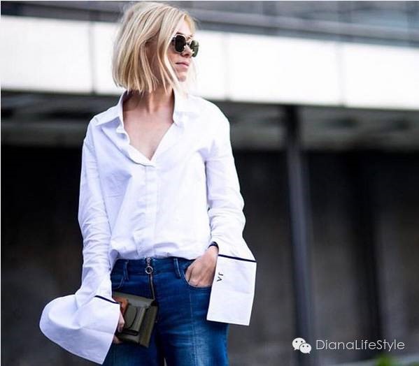 袖子设计感衬衫怎么搭配,衬衫怎么穿最有设计感