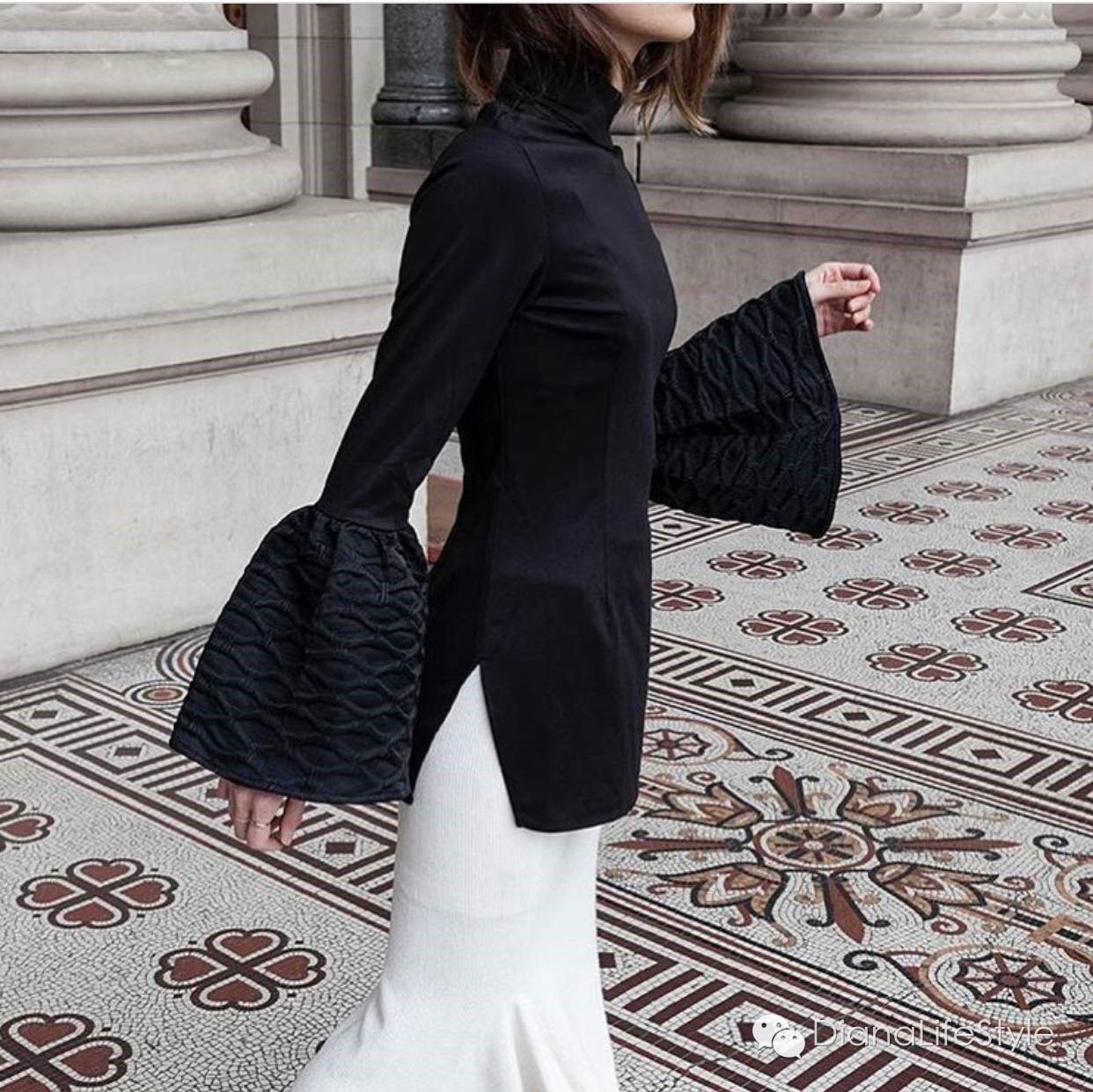 袖子设计感衬衫怎么搭配,衬衫怎么穿最有设计感