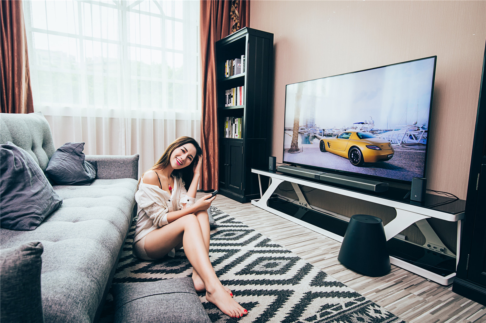 可以切西瓜的小米电视465英寸体验