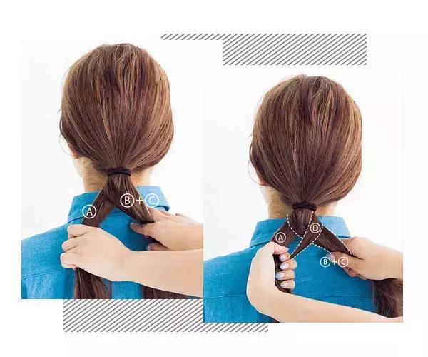 约会编发简单发型扎法步骤图解,简单易学的一款编发教程