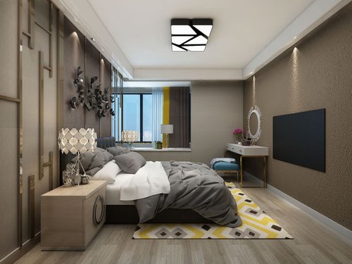 后现代风典雅时尚，银川清苑尚景162平三居室，全包28万预算