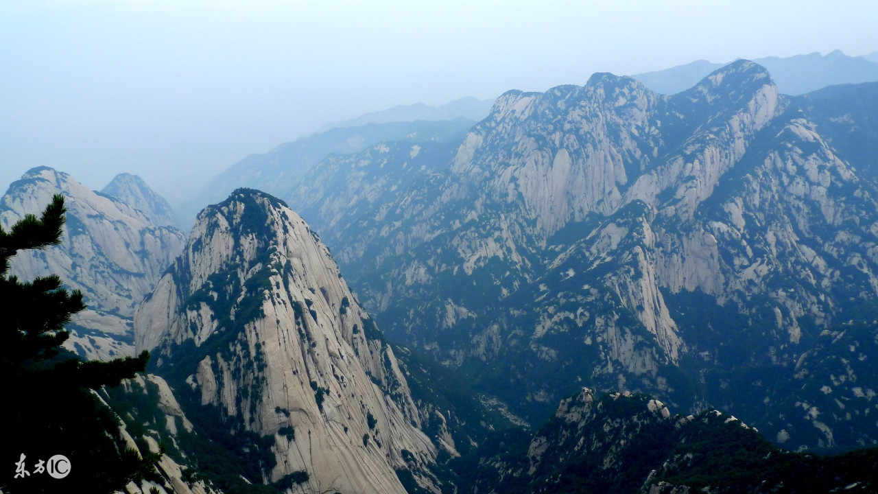 西岳华山旅游登山路线图,徒步爬西岳华山共多少台阶