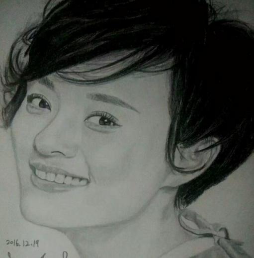 素描明星头像高清图片,很丑但一眼能认出的明星素描