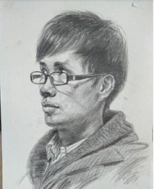 素描明星头像高清图片,很丑但一眼能认出的明星素描